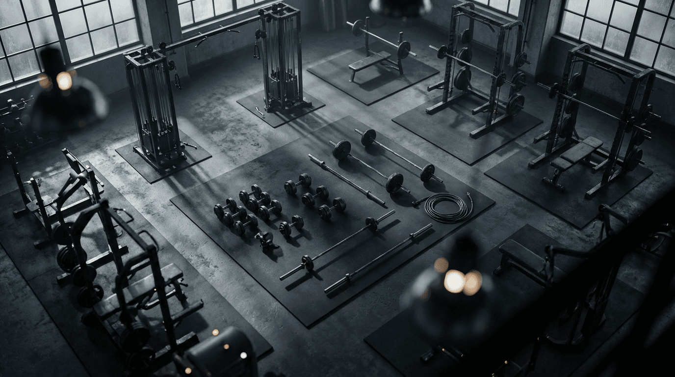 Bodycraft Fitness trainer demonstrating kettlebell exercise in modern gym